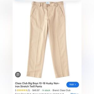 Class club from Dillards. Size 10 husky. Worn 2-3 times.